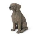 Noble House 19.5 Caine Cast Stone Outdoor Dog Garden Statue