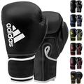 Adidas Hybrid 80 Boxing Gloves pair set - Training Gloves for Kickboxing - Sparring Gloves for Men Women and Kids