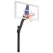 Legend Supreme Steel-Acrylic In Ground Fixed Height Basketball System Royal Blue