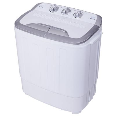 Costway Compact Mini Twin Tub 8lbs Washing Machine