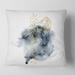 Designart 'Minimalistic Landscape of Mountains With Moon' Modern Printed Throw Pillow