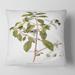 Designart 'Vintage American Flora IV' Traditional Printed Throw Pillow