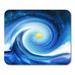 SIDONKU Blue Sea Dramatic Wave in The Space Abstract Painting Mousepad Mouse Pad Mouse Mat 9x10 inch