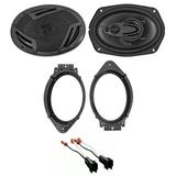 2015-2017 GMC Sierra 2500/3500 Rockville 6x9 Front Speaker Replacement Kit