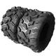 Seyurigaoka 2 New Sport ATV Tires 18X9.5-8 18x9.5x8 4PR Replacement Rubber Tires