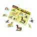 Melissa & Doug Pets Sound Puzzle - Wooden Peg Puzzle With Sound Effects (8 pcs)