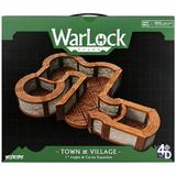WarLock Tiles: 1 Town & Village Angles & Curves Expansion Pack - Tabletop RPG Accessory