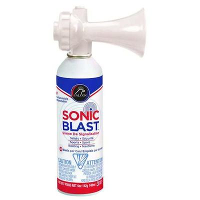 FALCON SAFETY FSB5BU Personal Safety Horn,120db,Plastic Horn