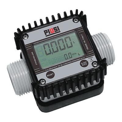 PIUSI USA F00407340 K24 Meter,1" Bsp - M/Mf, 1.3 to 26.4 Max. Flow Rate ,