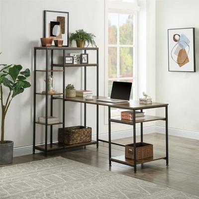 NEW Home Modern Office/Study Desk Wood Desk PC Table Book Shelf 