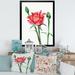 East Urban Home Rose w/ Buds - Print on Canvas Metal in Red | 32 H x 24 W x 1.5 D in | Wayfair B9D7E65ED6684279873A9D76A0EB3A83