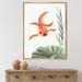 East Urban Home Vintage Goldfish & the Lotus Leaf - Painting on Canvas Metal in Green/Red | 32 H x 24 W x 1 D in | Wayfair