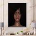 East Urban Home Portrait of African American Woman II - Graphic Art on Canvas Metal in Brown | 32 H x 24 W x 1 D in | Wayfair