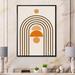 East Urban Home Abstract Rainbow Sun & Moon in Earth Tones IV - Floater Frame Photograph on Canvas Metal in Brown/Green/Orange | Wayfair
