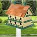 Arlmont & Co. Siragan Amish Made 24 in x 23 in 24 in Purple Martin Birdhouse Wood in Green | 24 H x 23 W x 24 D in | Wayfair