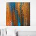 Ivy Bronx Acts 18:10 I Am w/ You (Square) by Mark Lawrence - Graphic Art Canvas in Orange | 18 H x 18 W x 1 D in | Wayfair