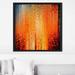 Ivy Bronx Ephesians 6:10 Power Of His Might (Square) by Mark Lawrence - Print Canvas in Orange | 21.5 H x 21.5 W x 2 D in | Wayfair