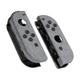 eXtremeRate NS Joycon Hülle & Tasten, DIY-Ersatz Gehäuse Case Grips Skin Shell & Knöpfe Buttons Umbau Kit für Nintendo Switch/Switch OLED Joycon Controller-Gebürstetes Silber [KEIN Joy Con]