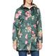 Joules Women's Golightly Waterproof Coat, Green Floral, 20