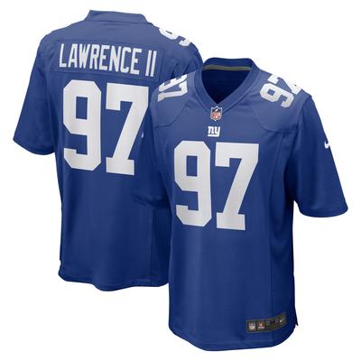 New York Giants Nike Game Heimtrikot - königsBlau - Dexter Lawrence II - Herren Image