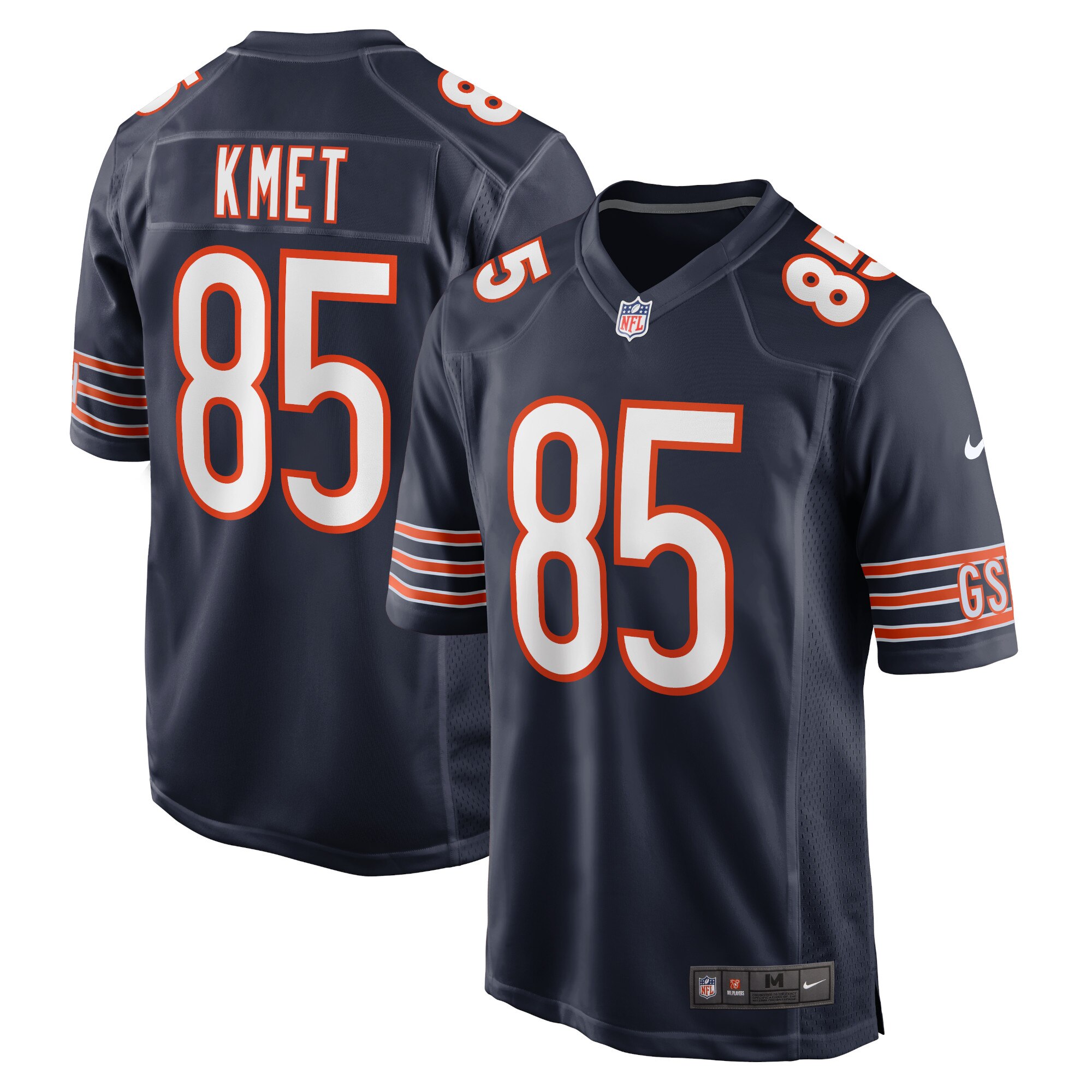 Chicago Bears Nike Heimspiel Trikot - Navy - Cole Kmet - Jugend Image