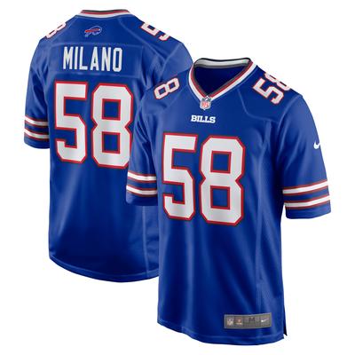 Buffalo Bills Nike Game Heimtrikot - königsBlau - Matt Milano - Herren Image
