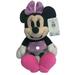 Disney Baby Minnie Mouse Pastel Pink Plush Toy For 0+ Months Stuffed with Polyester Fibers