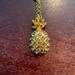 J. Crew Jewelry | J. Crew Pineapple Pendant Necklace | Color: Gold | Size: 32”