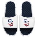 Youth ISlide White/Navy San Diego Padres Americana Slide Sandals