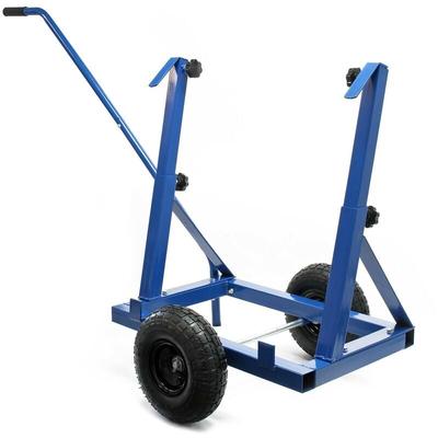 Plattenkarren bis 200 kg höhenverstellbar, 2 Luftreifen, Stahl Plattenwagen zum Transport Image
