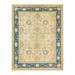 Overton Hand Knotted Wool Vintage Inspired Traditional Mogul Ivory Area Rug - 8' 1" x 10' 1"