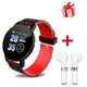 D18 119 Plus Smartwatch pour hommes et femmes montre intelligente Bluetooth tension artérielle