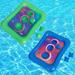 Inflatable Pool Toss Games Floating Cornhole Toss Set Corn-Toss Board & Floating Bean Bags for Pool Lawn Bean Bags Toss Game for Kids Toddler Adult 2 Sets