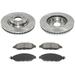 2014-2020 Infiniti QX60 Front Brake Pad and Rotor Kit - DuraGo