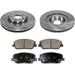 2011-2016 Kia Optima Front Brake Pad and Rotor Kit - DuraGo BK7150826