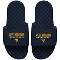 Men's ISlide Navy West Virginia Mountaineers Basketball Wordmark Slide Sandals