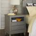 NE Kids Lake House Stone Grey Wood Nightstand