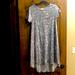 Lularoe Dresses | Lularoe Carley Dress | Color: Gray/White | Size: S