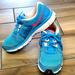 Nike Shoes | Nike Sneaker 9b Dual Fusion St2 Running Shoe Blu/Pnk Pre-Owned | Color: Blue/Pink | Size: 9