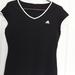 Adidas Tops | Adidas Shirt For Women Final Sale | Color: Black/White | Size: L