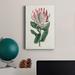 Winston Porter Protea N13 - Wrapped Canvas Painting Canvas, Solid Wood in Blue/Green/Indigo | 27 H x 18 W x 1 D in | Wayfair