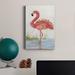 Bay Isle Home™ Flamingo II - Wrapped Canvas Painting Canvas, Solid Wood in White | 36 H x 24 W x 1 D in | Wayfair CBECC849E82C4299AA9F5A0BC9284F30