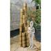 Bay Isle Home™ Bamboo Cascading Tiered Floor Fountain | 57.5 H x 14.5 W x 13.5 D in | Wayfair DB2CBF49FFB54358810E1EF6F4EED93B