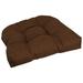 Ebern Designs Indoor/Outdoor Adirondack Chair Cushion Polyester in Brown | 5 H x 19 W in | Wayfair 35824AA65D42401ABCFD70E9FB293B95