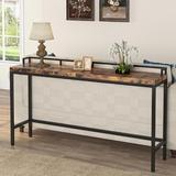 17 Stories 70.9 Inch Extra Long Console Table Behind Sofa Couch Wood in Black | 41.2 H x 71 W x 12 D in | Wayfair B9F08978754242B2ABE5D3F004FEE1EC