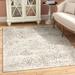 Brown/White 96 x 0.25 in Area Rug - Willa Arlo™ Interiors Basham Damask Ivory/Light Taupe/Dark Taupe Area Rug | 96 W x 0.25 D in | Wayfair