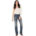 Wrangler Women's Misses Retro Mae Mid Rise Stretch Boot Cut Jean, Juliet, 7W x 32L