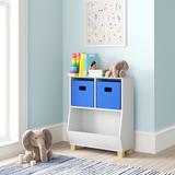 RiverRidge Home Catch-All Multi-Cubby 24in Toy Organizer & 2 Bins Wood/MDF in Blue | 29.1 H x 23.6 W x 10.75 D in | Wayfair 02-328K
