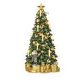 HARRY POTTER™ HOGWARTS Tabletop Christmas Tree – Official HARRY POTTER™ sculpted Christmas tree features flameless candles and handcrafted golden adornments. Plays music.The Bradford Exchange.