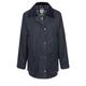 Ladies Traditional Lined Wax Jacket (Lightweight Non-padded Wax Jacket) Made in the UK (Navy, 10)